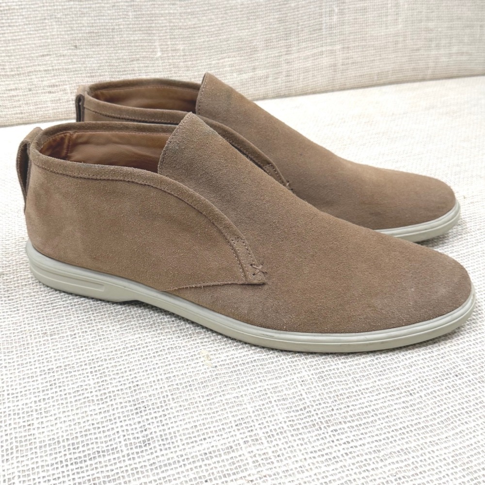 Peter Millar Collection Mens Tan Suede Slip On Chukka Made in Italy Mens 12